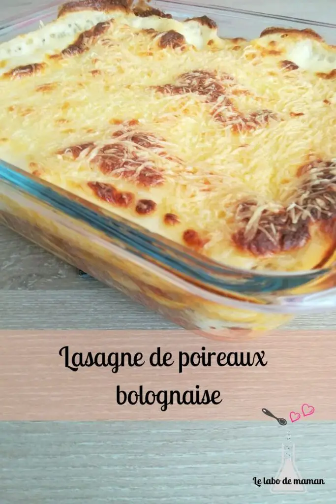 poireaux - bolognaise - lasagne - enfants - facile - familiale -recette - companion