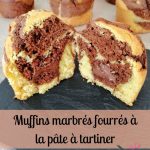 muffins marbrés fourrés Nutella