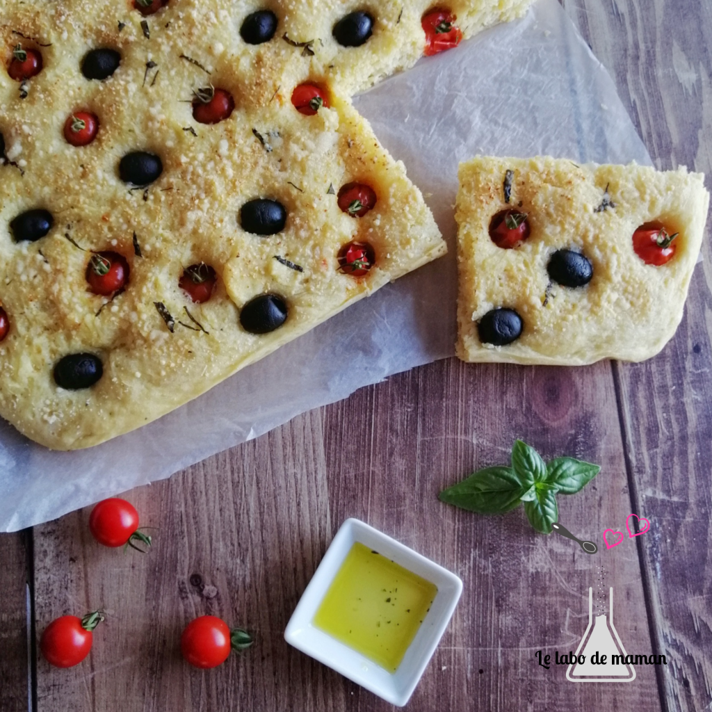 focaccia moelleuse companion le labo de maman