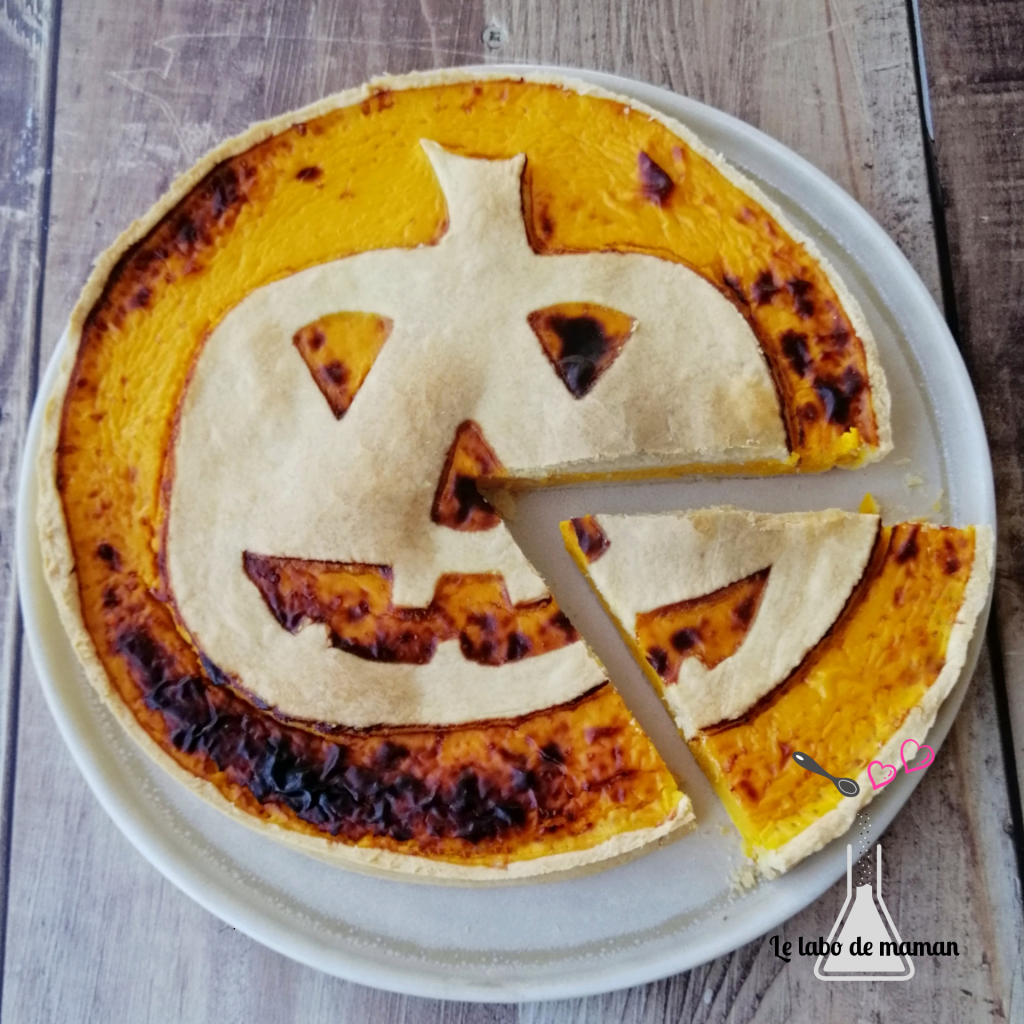 tarte courge halloween