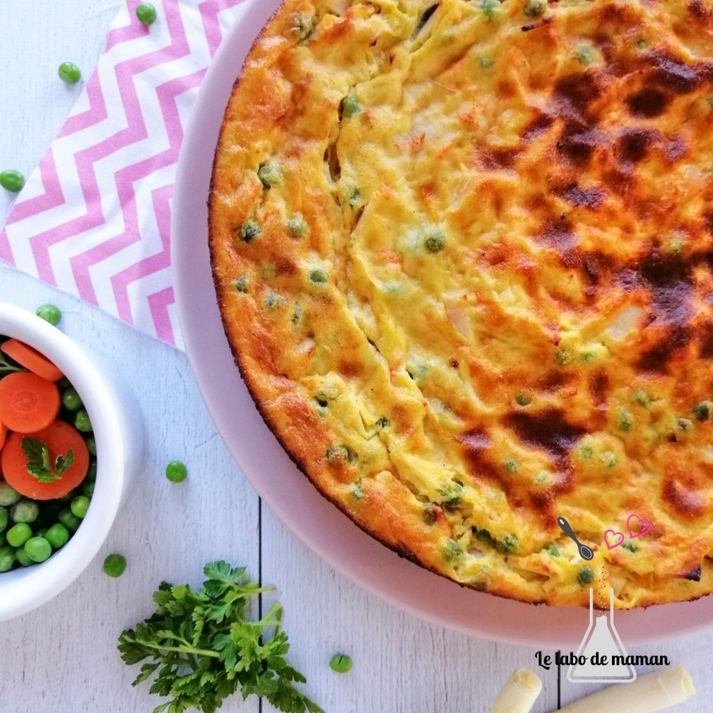 gâteau semoule légumes