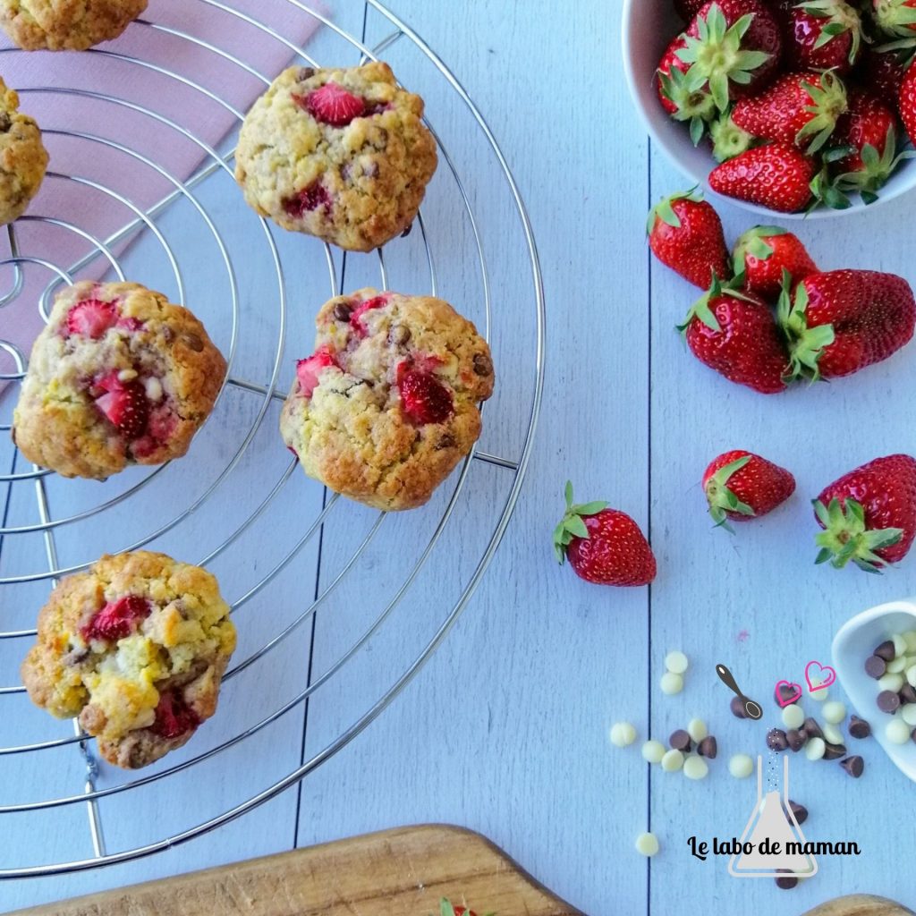 cookies fraises