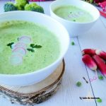 velouté aux petits pois et brocoli