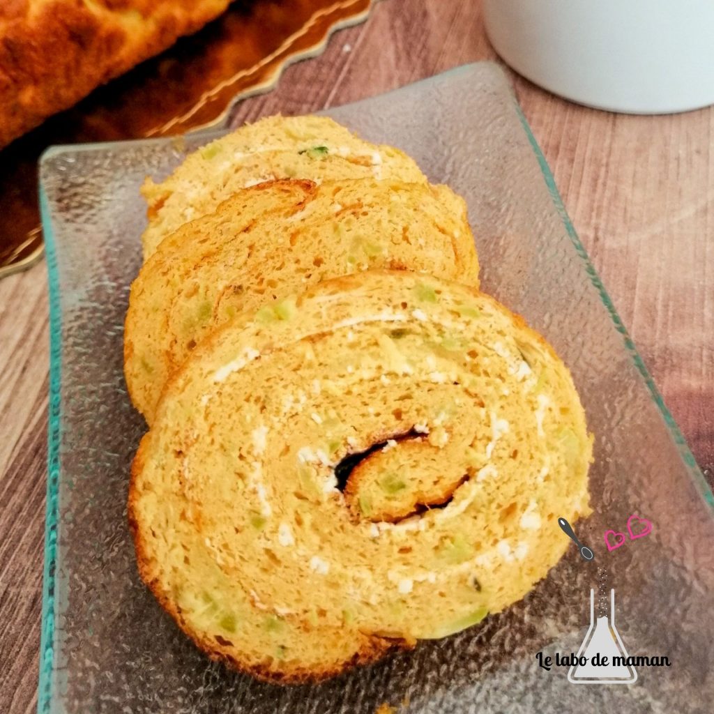 Roulé pesto courgette companion