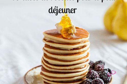 Idées recettes pour le petit déjeuner