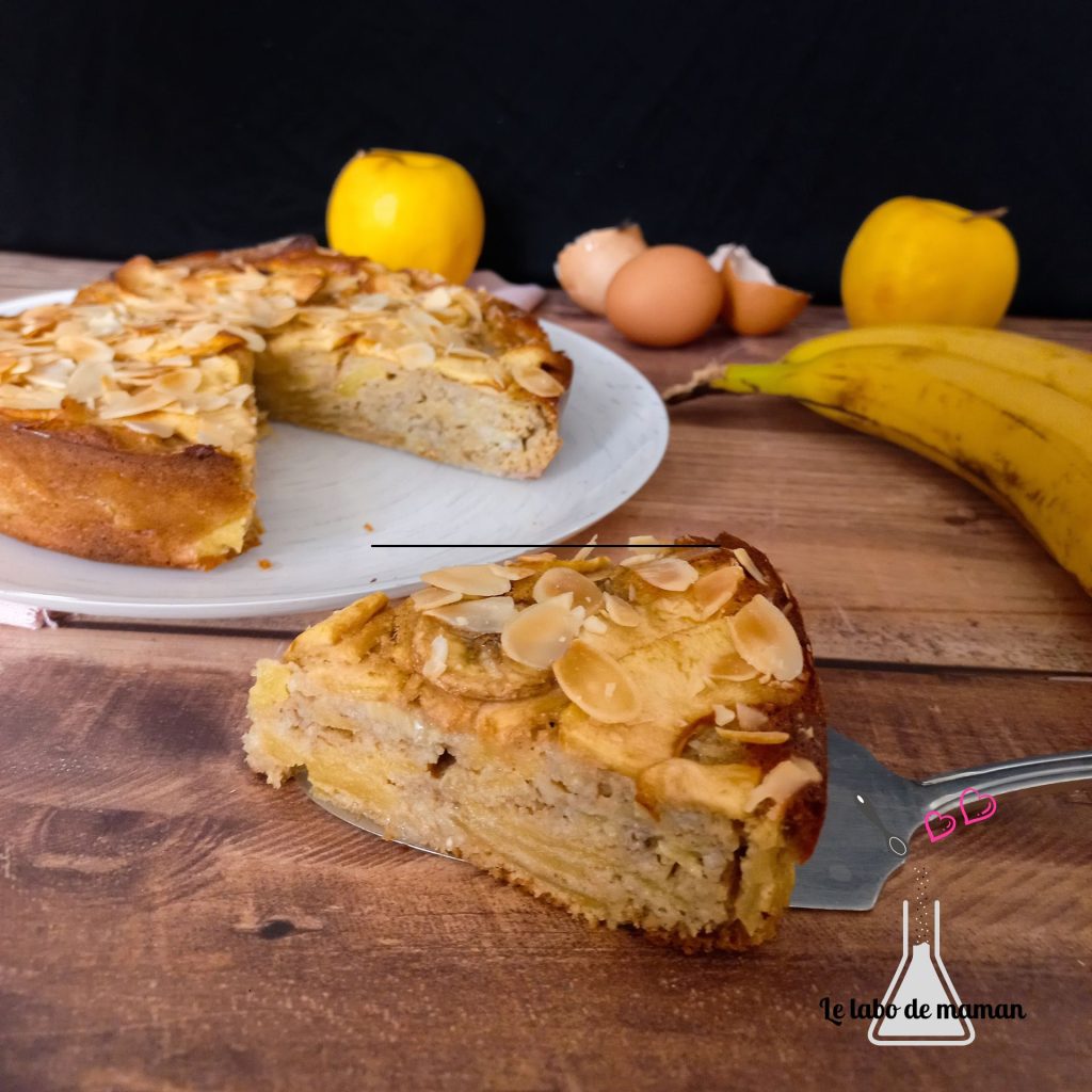 gâteau pomme et banane