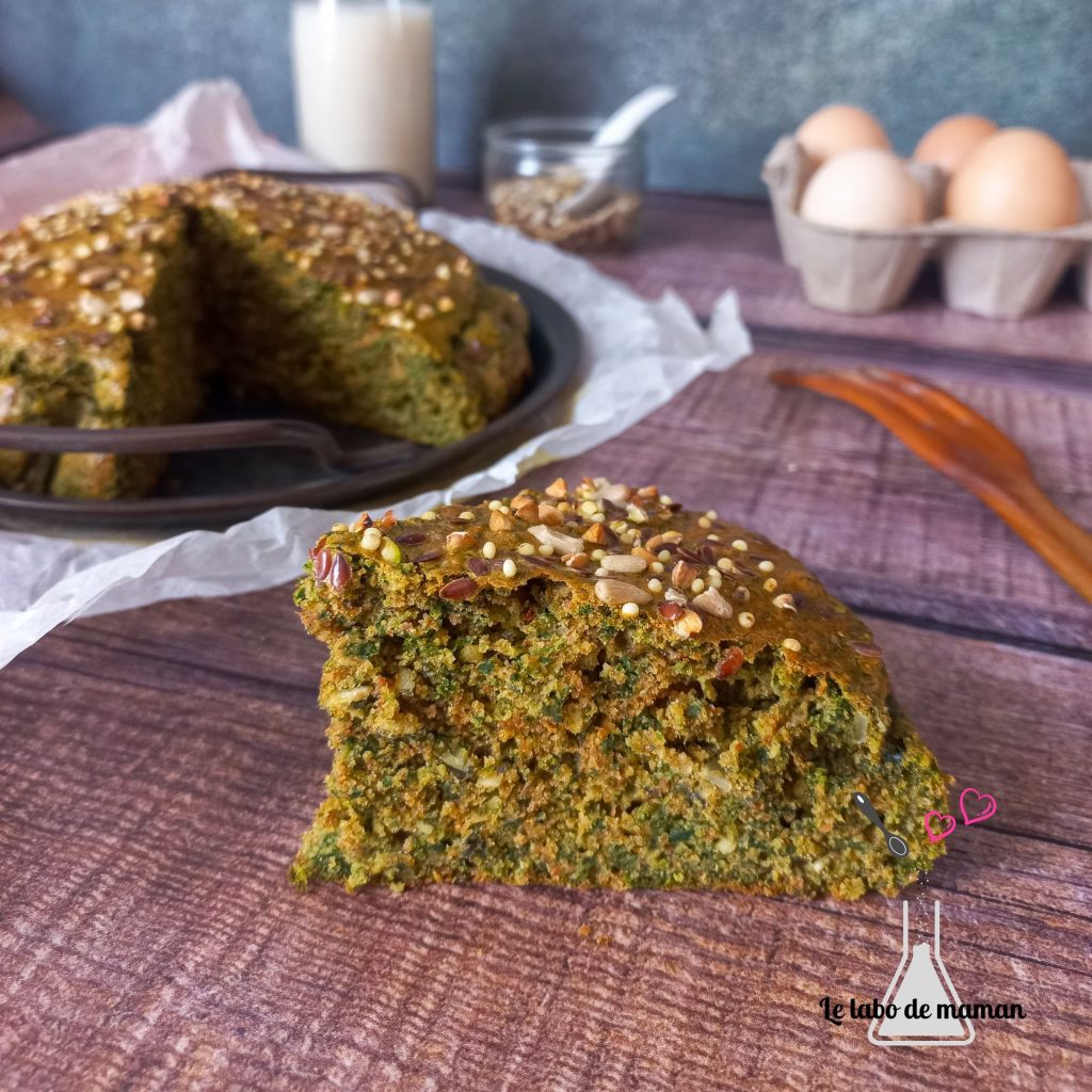 gâteau recette épinards