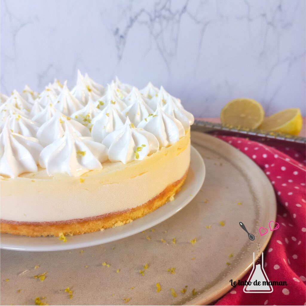 gâteau nuage au citron meringué