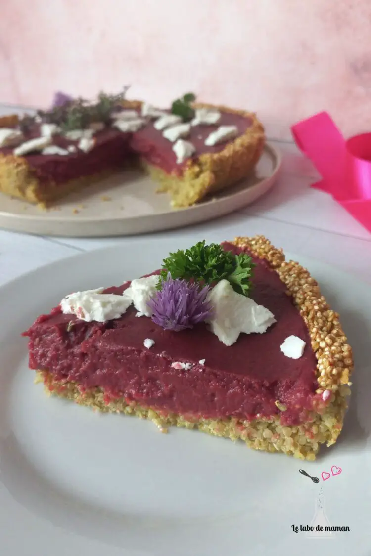 tarte betterave sans gluten