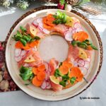 couronne saumon de Noël