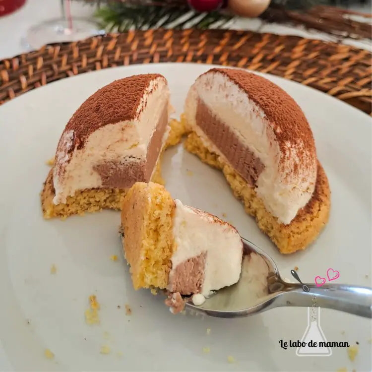 dôme Noël au chocolat