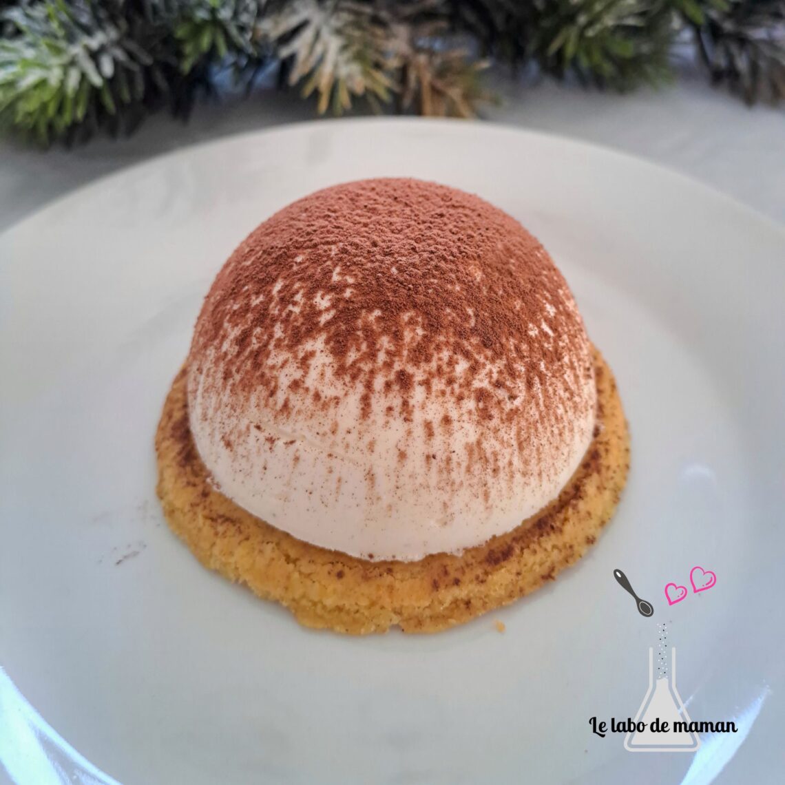 dôme Noël au chocolat