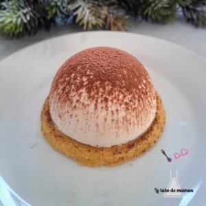 dôme Noël au chocolat