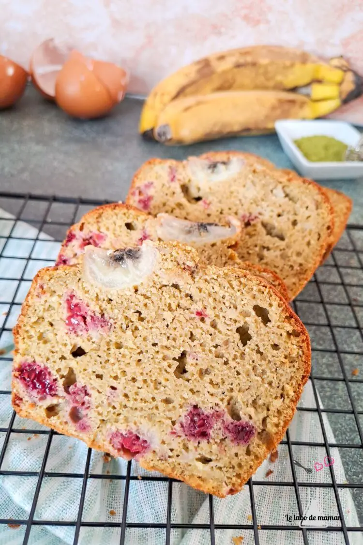 bananabread framboise matcha