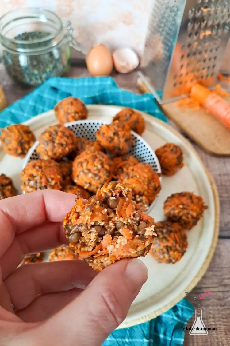 boulettes lentilles et carottes (1)